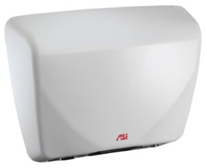 ASI 0195 - Hand Dryer - Surface Mounted - White Cast Iron Cover
